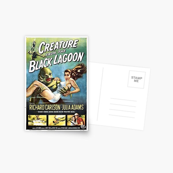Item preview, Creature from the Black Lagoon - Vintage Art designed and sold by RickE.
