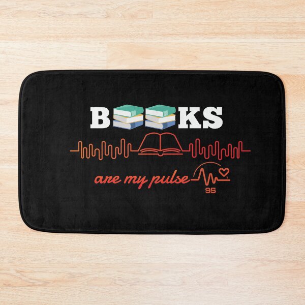 Item preview, Books Are My Pulse - Bookobsessed designed and sold by PrintBrint.