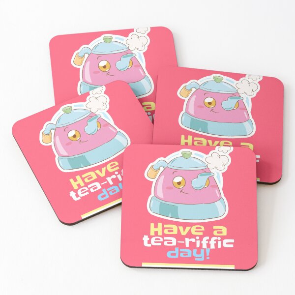 Item preview, Have a tea-riffic day! Pun designed and sold by CocoAndMore.