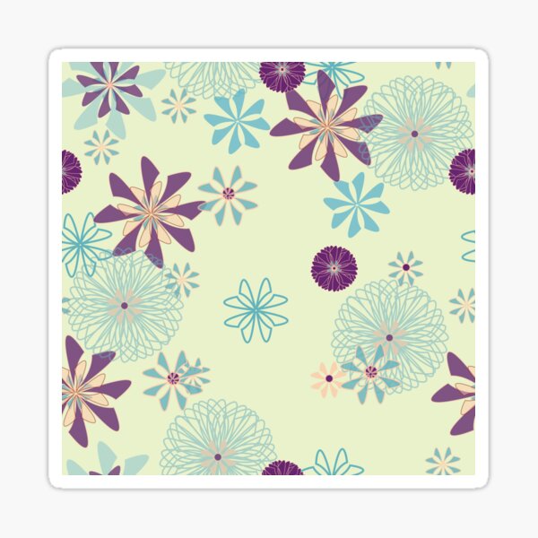 Blooming Spiro Sticker