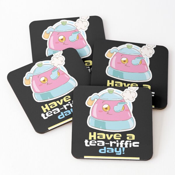 Item preview, Have a tea-riffic day! Pun designed and sold by CocoAndMore.