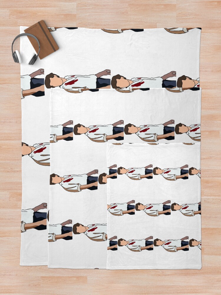 "Stefan Salvatore ( TVD ) Sticker 2" Throw Blanket for Sale by