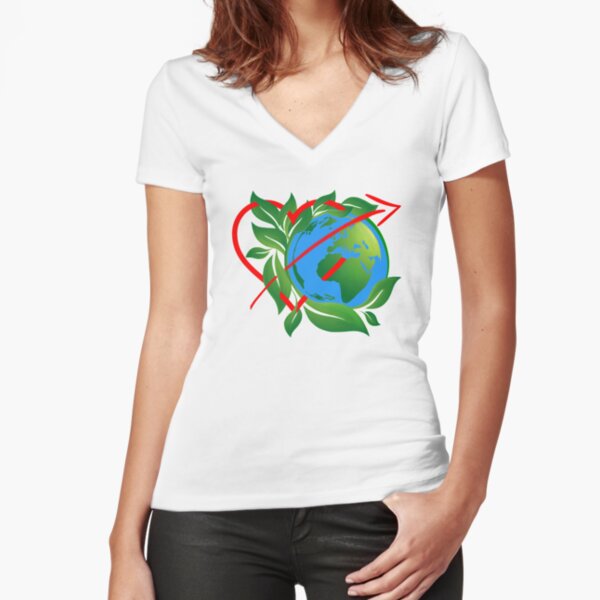 Fitted V-Neck T-Shirt