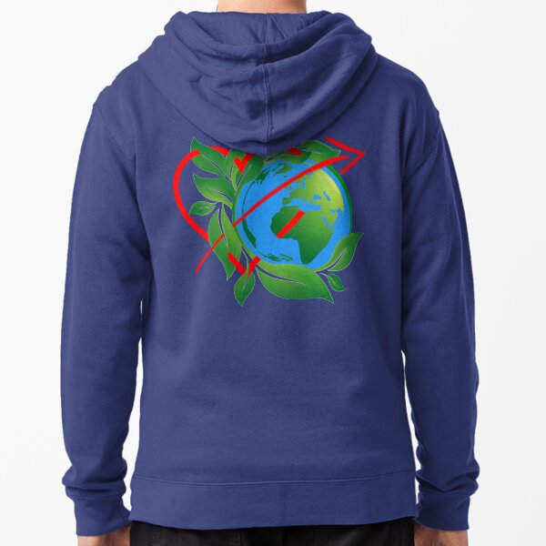 Earth Day Everyday Zipped Hoodie