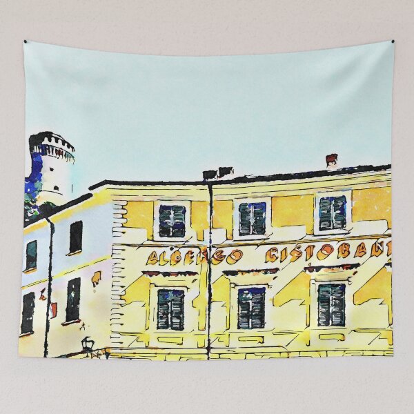 Item preview, Brisighella: hotel and tower designed and sold by Giuseppe Cocco.