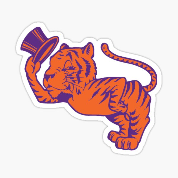 Clemson University Classy Tiger Sticker