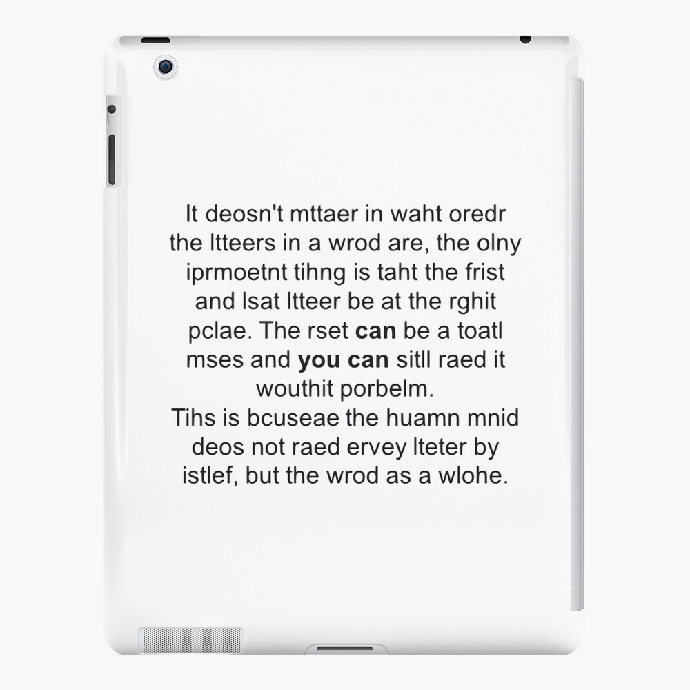 your-brain-can-read-jumbled-letters-ipad-case-skin-by-ahmath