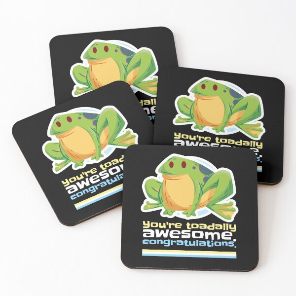 Item preview, You're toadally awesome! Pun designed and sold by CocoAndMore.