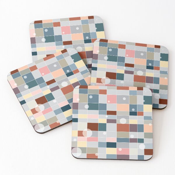 Item preview, mosaico silenciado con círculos designed and sold by Meg M Studio.