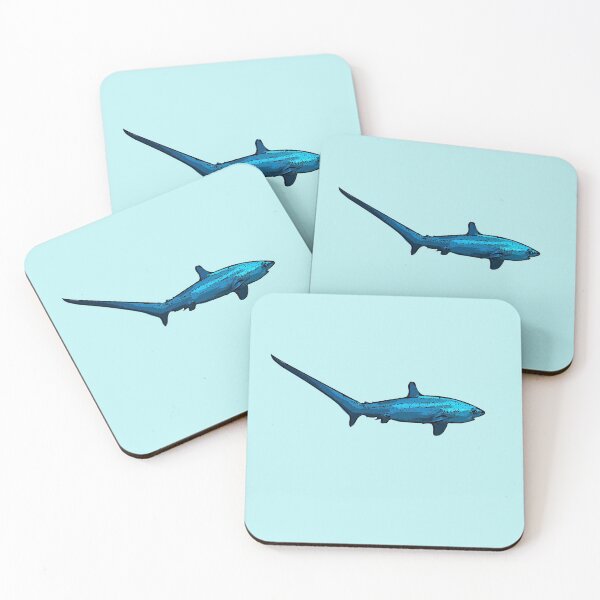 Item preview, Thresher Shark Black Alternate Print  designed and sold by designsasstultd.