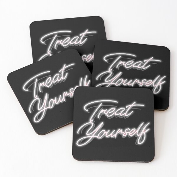 Item preview, Treat yourself, Pink neon sign designed and sold by Tana-B.