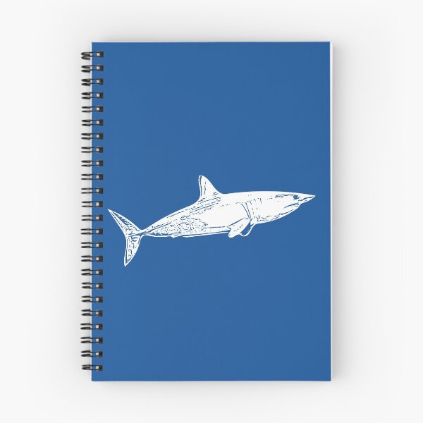 Item preview, Mako Shark White Print designed and sold by designsasstultd.