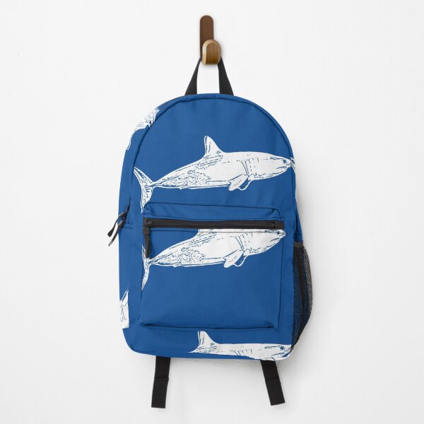 Item preview, Mako Shark White Print designed and sold by designsasstultd.