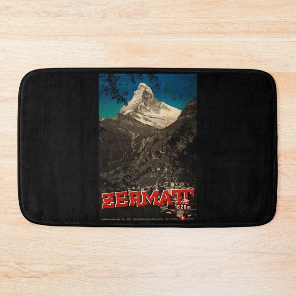 Item preview, retro classic Zermatt poster designed and sold by CorasPosters.