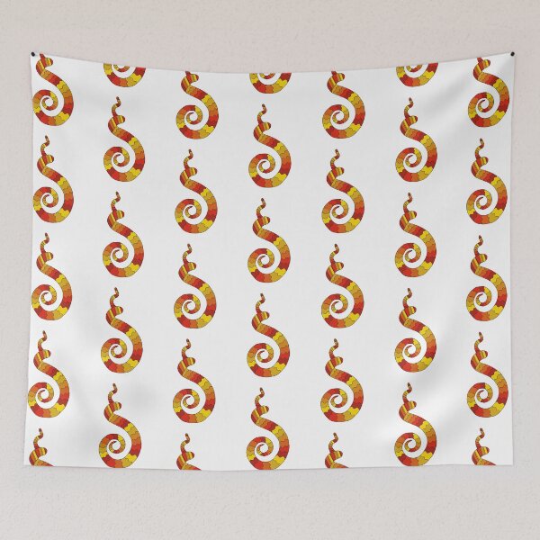 Item preview, Spring Swirl Red/Orange designed and sold by NeedlingGod.