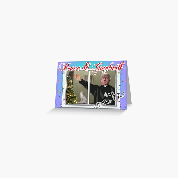 Father Ted Merry Christmas Greeting Card