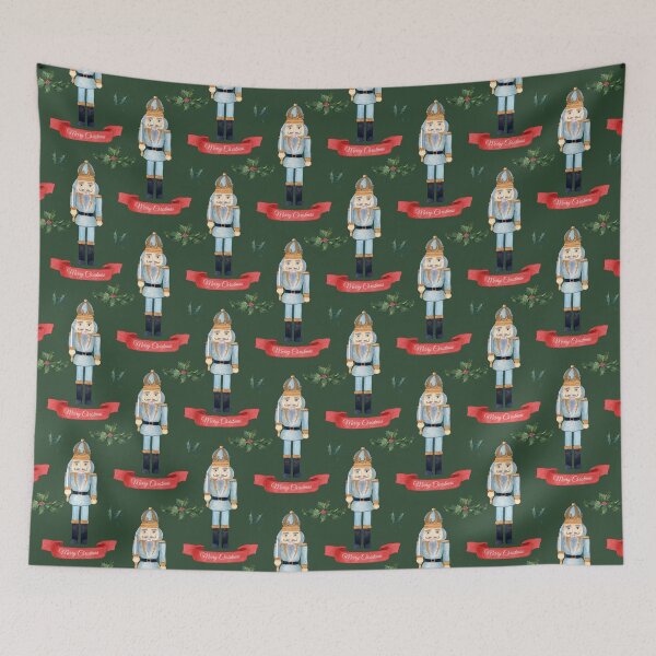 Item preview, Merry Christmas Nutcracker Green Pattern Patterns Gifts designed and sold by MiscelChr.