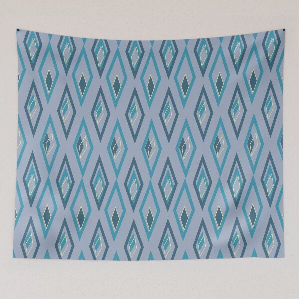 Item preview, Blue Lagoon diamond argyla designed and sold by Meg M Studio.