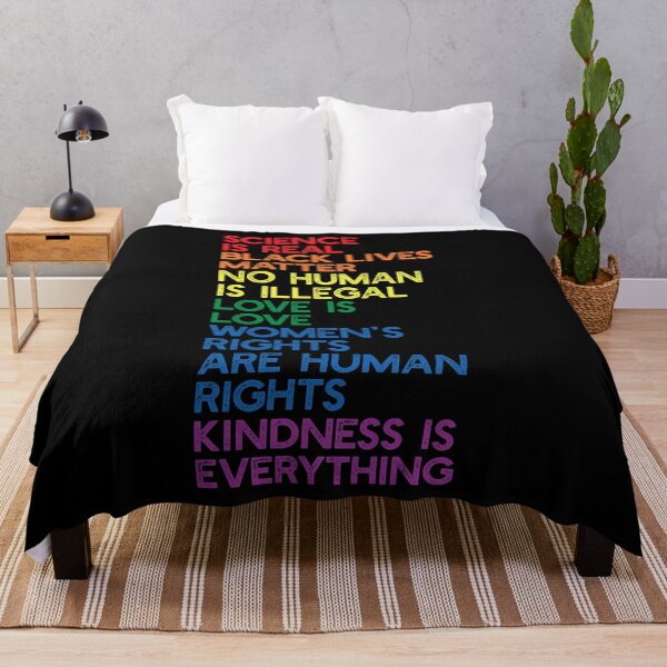 Item preview, Science is Real, Black Lives Matter, No Human Is Illegal, Love is Love, Women's Rights Are Human Rights, Kindness is Everything designed and sold by maploondesigns.
