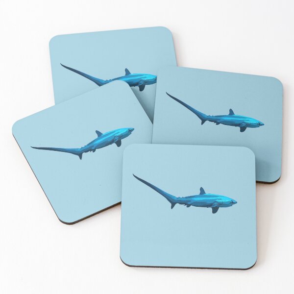 Item preview, Thesher Shark Color Print designed and sold by designsasstultd.