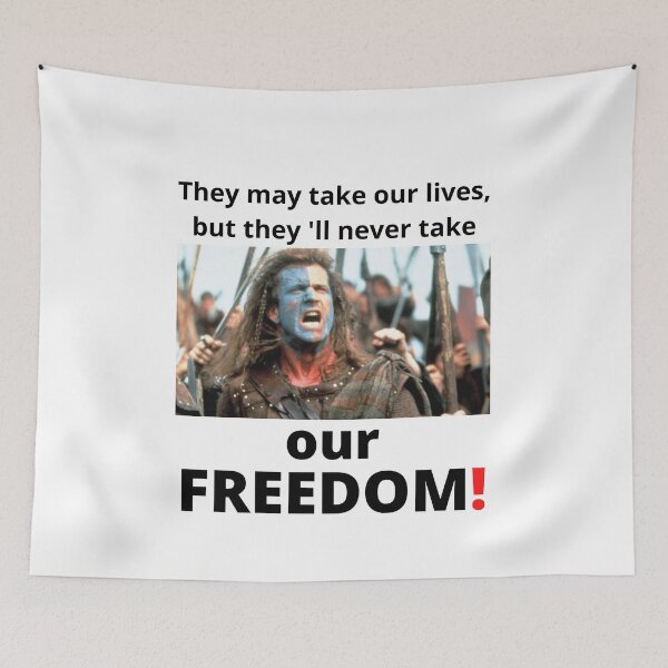 Item preview, They may take our lives, but they 'll never take our Freedom designed and sold by SunQuestDD.
