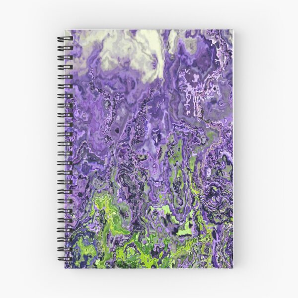 Item preview, Green and purple modern marble pattern art  designed and sold by AYACHI90.