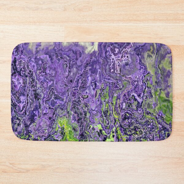Item preview, Green and purple modern marble pattern art  designed and sold by AYACHI90.