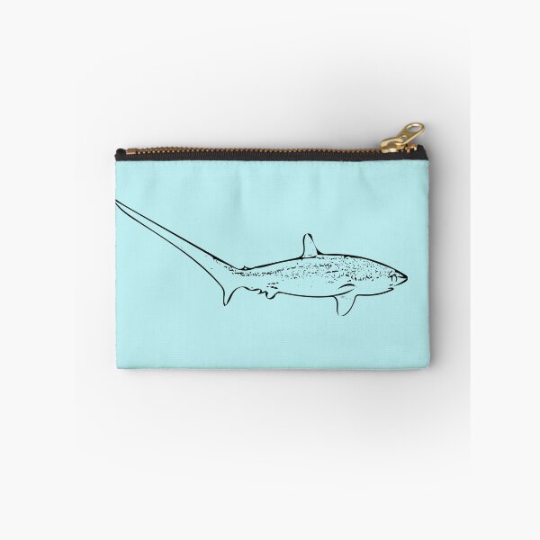 Item preview, Thesher Shark Black Print designed and sold by designsasstultd.