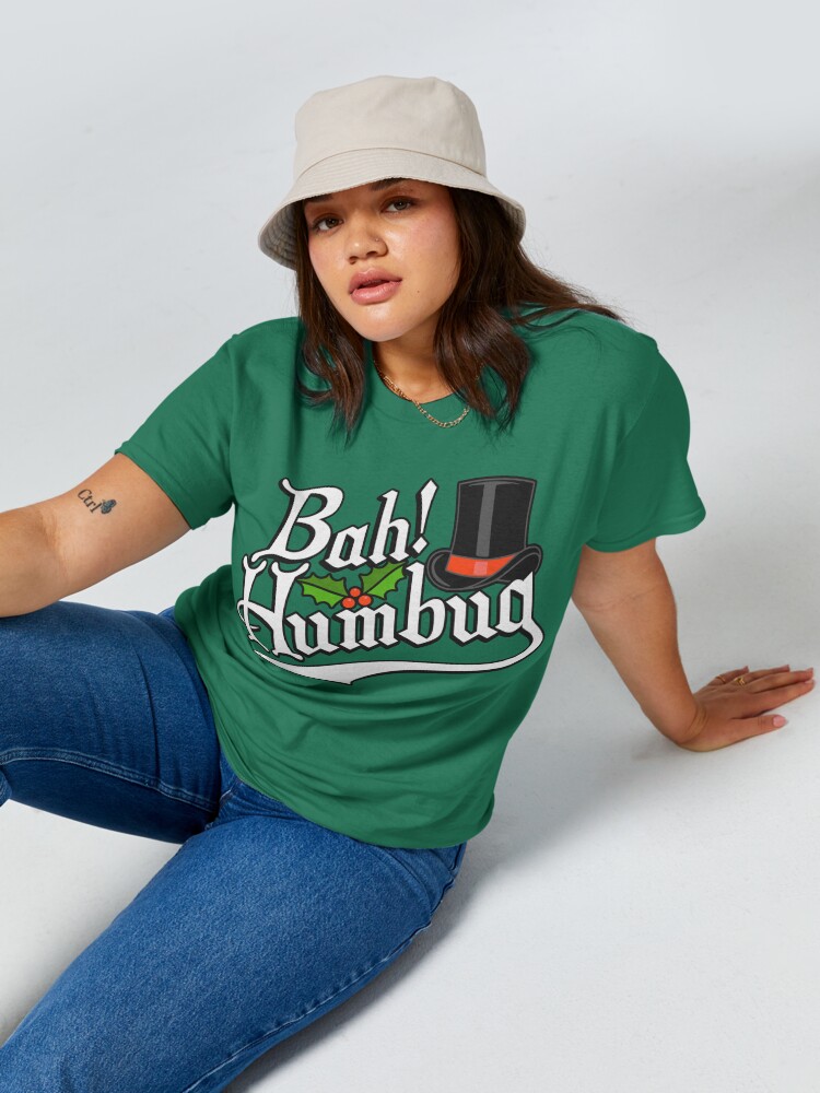 Disover Bah Humbug! Funny Christmas Scrooge Graphic Classic T-Shirt