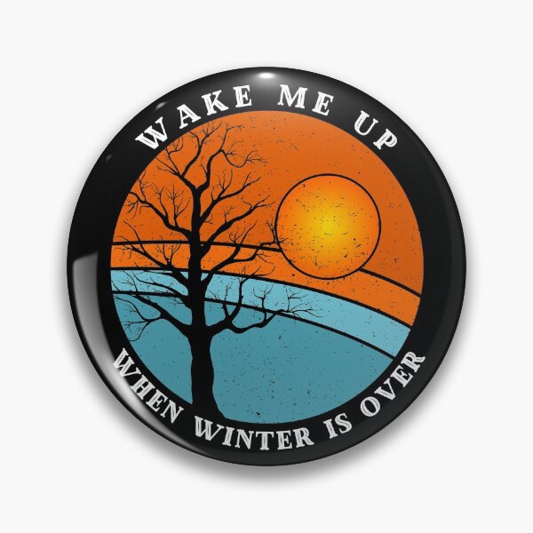Item preview, Wake me up when winter is over vintage retro designed and sold by TrendingTees4u.