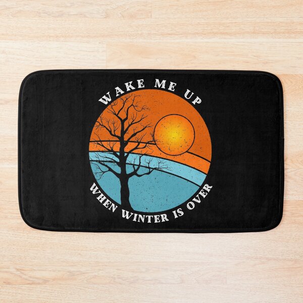 Item preview, Wake me up when winter is over vintage retro designed and sold by TrendingTees4u.