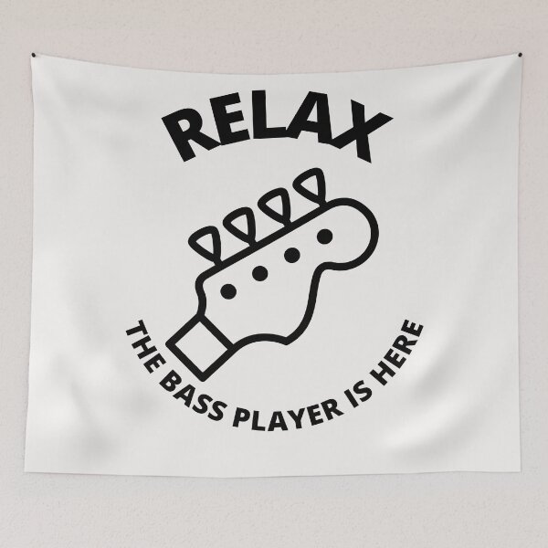 Item preview, Relax The Bass Player Is Here designed and sold by Macka137.