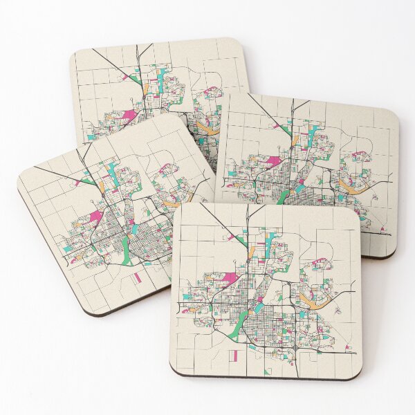 Item preview, Saskatoon, Canada Street Map designed and sold by A Deniz Akerman.