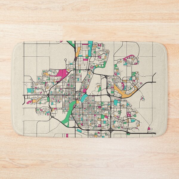 Item preview, Saskatoon, Canada Street Map designed and sold by A Deniz Akerman.