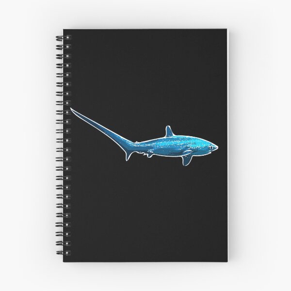 Item preview, Thesher Shark White Alternate Print designed and sold by designsasstultd.