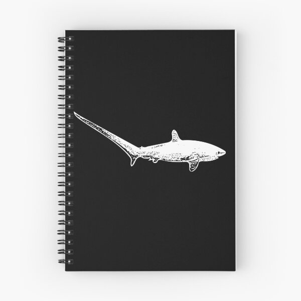 Item preview, Thesher Shark Thick White Print designed and sold by designsasstultd.