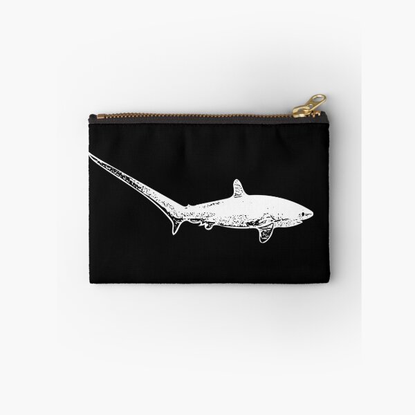 Item preview, Thesher Shark Thick White Print designed and sold by designsasstultd.