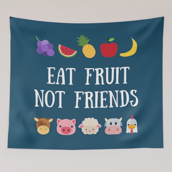 Item preview, Eat Fruit Not Friends designed and sold by Kindology.