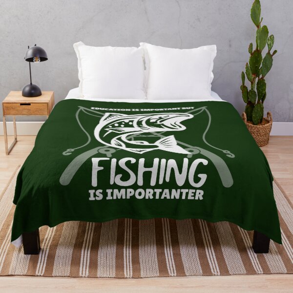 Item preview, Education is Important but Fishing is Importanter designed and sold by MariusMunteanu.