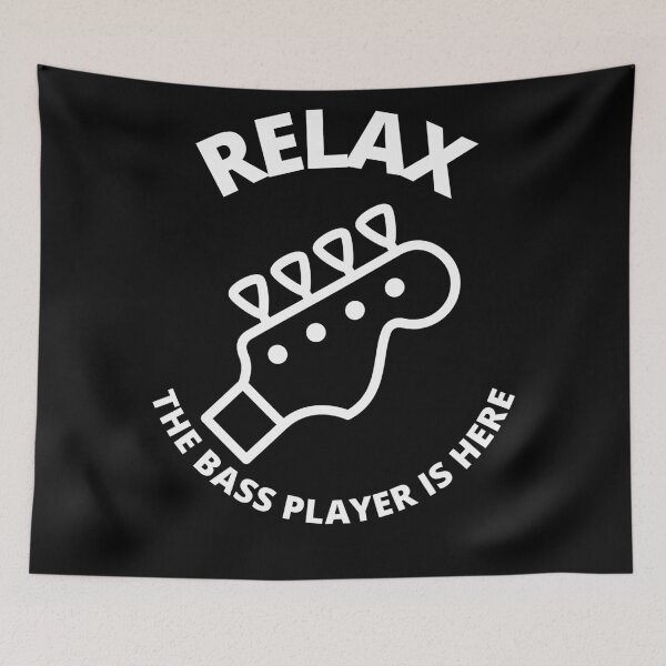 Item preview, Relax The Bass Player Is Here designed and sold by Macka137.
