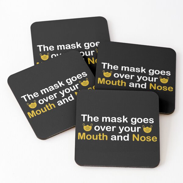 Item preview, The Mask Goes Over Your Mouth And Nose designed and sold by CreativaArt-.