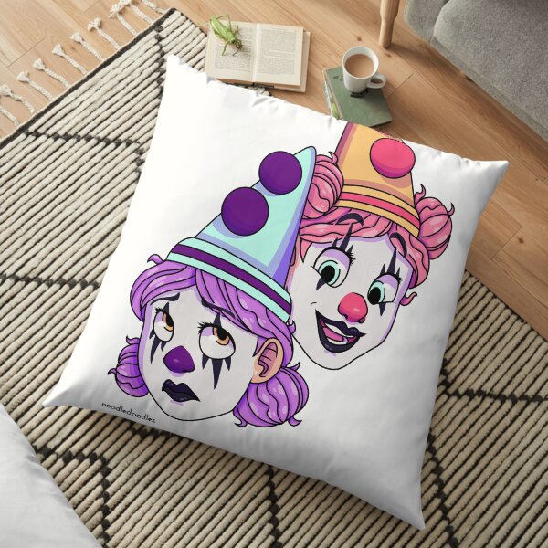 Joy and Despair Floor Pillow