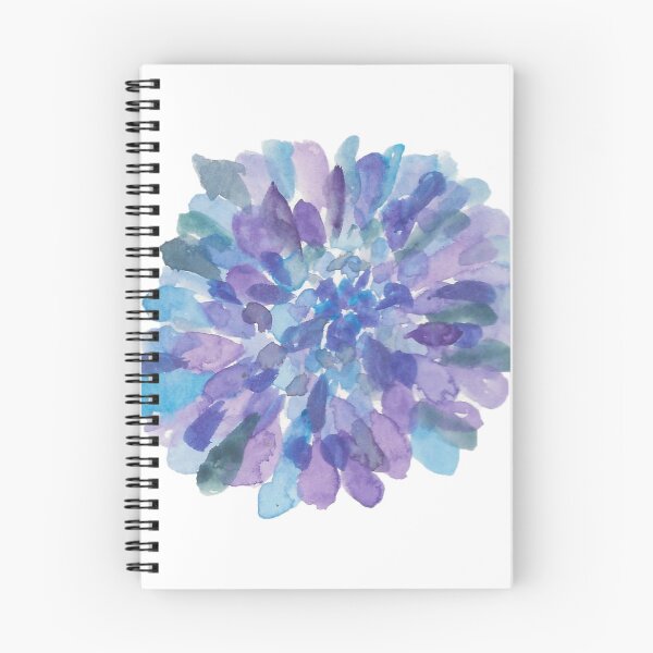 Item preview, Watercolor Flower: Blue Zinnia  designed and sold by Cheri Coore.