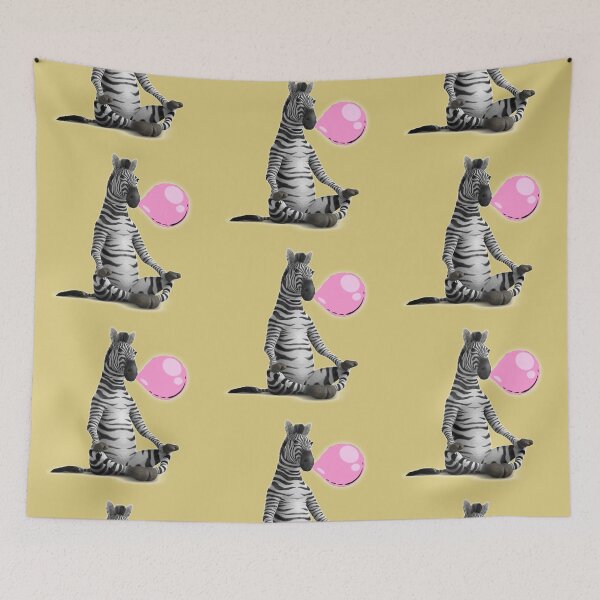 Item preview, zebra having bubble gum designed and sold by aruvanita.