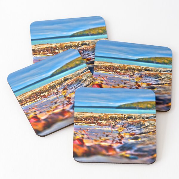 Item preview, Bar Harbor, Maine - Shore Path on Autumn Day #1 designed and sold by StepherNicole.