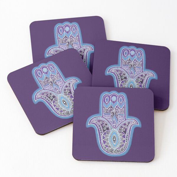 Item preview, Purple Hamsa designed and sold by Divyam Chaya Bernstein.