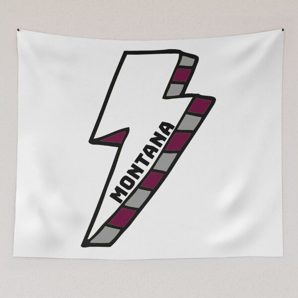 Item preview, University of Montana Lightning Bolt designed and sold by kkosmicki.