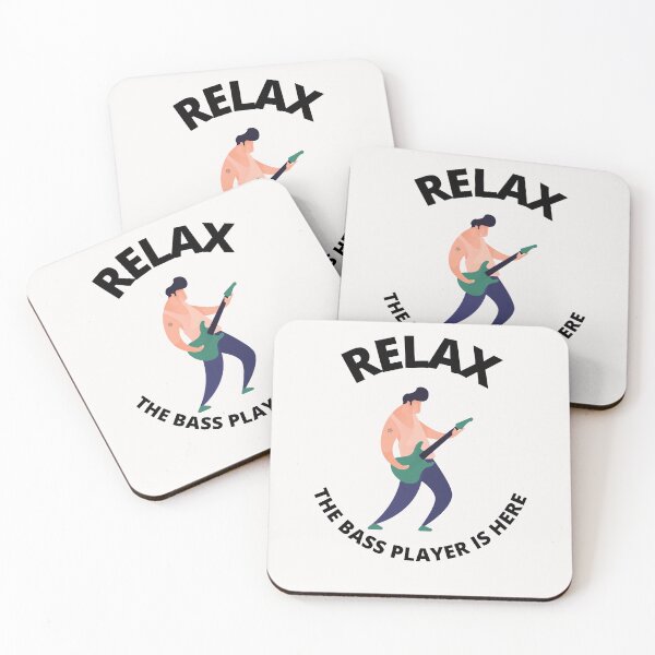 Item preview, Relax The Bass Player Is Here designed and sold by Macka137.