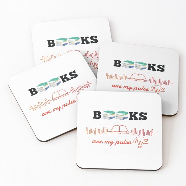 Item preview, Books Are My Pulse - Bookobsessed designed and sold by PrintBrint.