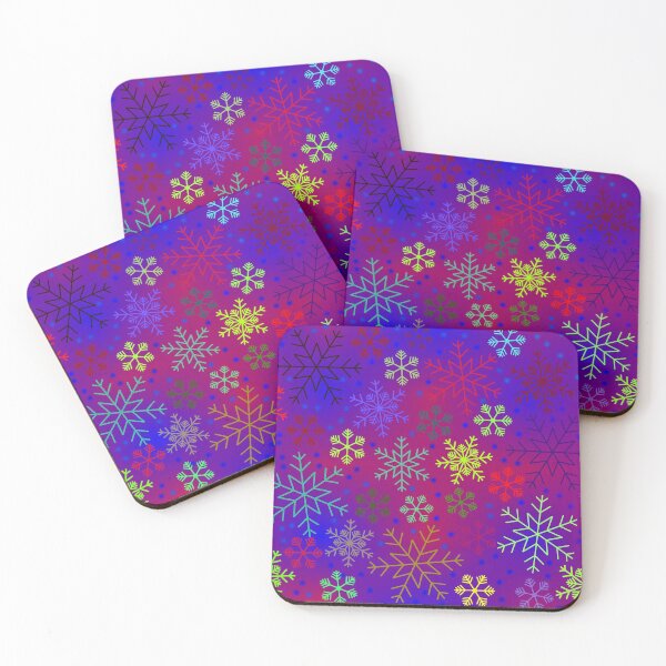 Item preview, Rainbow Fantasy Snowflakes  designed and sold by Shapes-Mania.